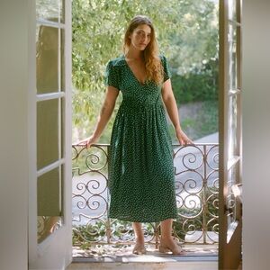 Christy Dawn - Simple Dawn Dress - Fern Dot - Small